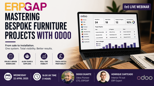 Odoo for Project-Based Manufacturing in the Furniture Industry